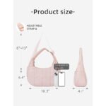 New Fashion Women's Small Down Bag Shoulder Bag Nylon Shoulder Bag and Tote Bag with Adjustable Strap - Image 2