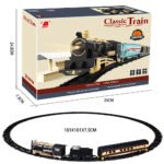 Rail Car Toys Rail Car Sound and Light Simulation Retro Train Dinosaur Rail Car Cross-border Special for Children's Toys - Image 6