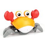 Douyin the same children's electric induction crab toy amphibious smart obstacle avoidance cartoon stall small toy