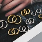 All-over S999 foot silver plain ring earrings women's simple style earrings sleep free ear piercing ear buckles spot wholesale - Image 2