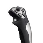 Lai Shida (PXN) 2113 Thunder PRO Wired Vibration Simulation Flight Rocker Silver Black - Image 3