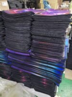 Blank mouse pad wholesale printable advertising pure black no logo rubber/diving material gift mouse pad - Image 3