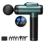 Fascia gun cross-border manufacturer muscle relaxation electric vibration cross-border massage gun mini intelligent variable speed fascia gun - Image 4