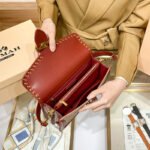Brand authentic COMAH light luxury women's bag 2023 presbyopia Dionysus bag one-shoulder armpit bag portable Messenger small square bag - Image 4
