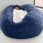 Lazy sofa bean bag artificial fur bean bag bean bean sofa can be cross-border 5FT6FT7FT source factory direct sales - Image 3