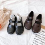 Basic small leather shoes, Japanese schoolgirls, all-match British skirts, jk uniforms, cute soft girls, Mary Jane shoes - Image 3