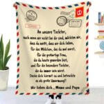 New cross-border ins printing flannel thick blanket envelope fleece blanket shawl blanket nap single autumn and winter cover blanket - Image 5