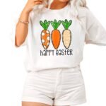 Amazon independent station European and American foreign trade women's clothing Modal Easter printed short-sleeved T-shirt spot wholesale TOPS - Image 5