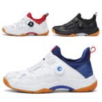 2022 new badminton shoes  mesh breathable wear-resistant non-slip students professional competition training sports shoes