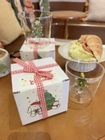 Creative three-dimensional Christmas tree glass water cup - Image 3