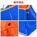 Self-supporting punching diving material beach bag mother bag manufacturer large capacity ladies beach bag - Image 4