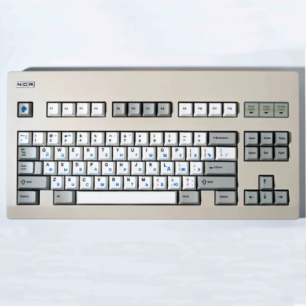 NCR80 Retro Mechanical Keyboard g80-3007/3077 Gray 87 Customized Keyboard Kit DIY Cherry Old