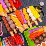 Children's play house barbecue toys bbq barbecue set kitchen barbecue kebab simulation food barbecue skewers incense - Image 2
