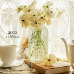 Mi Li Fengwu Nordic vase glass light luxury high-end high-end water-raising flower arrangement ins wind living room flower decoration - Image 3