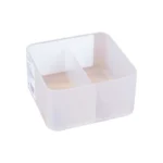 Square finishing small box transparent plastic grid Japanese-style desktop drawer storage box separate kitchen tableware stationery - Image 5