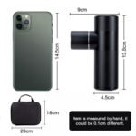 Foreign trade cross-border portable mute aluminum alloy massage gun fascia grab Shenzhen factory hot sale mini mini fascia gun - Image 3