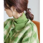 Retro Candy Color Slim Long Sleeve T-Shirt Bottom Shirt