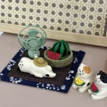 Leisurely afternoon time home furnishings love sleeping kittens cute car healing resin mini ornaments - Image 2