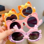 Children's sunglasses girls cute cartoon sunscreen sunglasses little boy anti-ultraviolet sunglasses 2025 new - Image 2