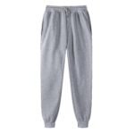 Fleece cross-border sweatpants, men's winter thickened loose pants, autumn and winter pants, men's sweatpants, loose and comfortable to wear - Image 3
