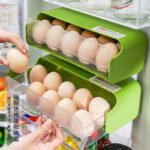 Refrigerator Storage Box Side Door Organizer Box Egg Carton Wall Mounted Kitchen Organizer Crisper Plastic Amazon - Image 4