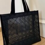 D home beauty gifts women's shoulder bag cane-pattern mesh bag tote bag beach bag