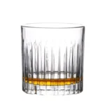 Classical Vertical Striped Whiskey Glass Wine Glass Iced Coffee Cup American Latte Coffee Cup Striped Wine Glass Water Cup - Image 5