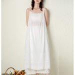 Spring and summer new Japanese women's wear beautiful back suspender dress loose all-match bottoming petticoat vest women's inner wear long skirt - Image 7