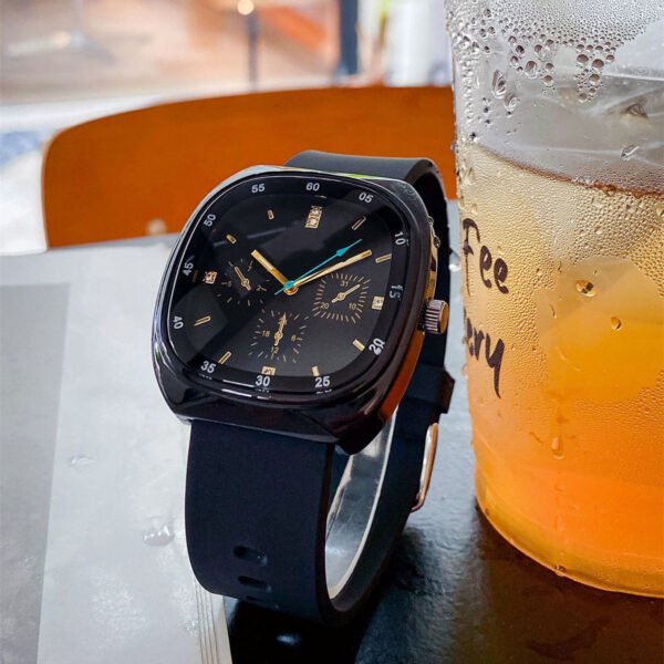 Large dial silicone strap men's watch women's sports casual high-end quartz watch manufacturer wholesale