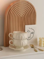 French antique elegant bone porcelain teapot - Image 5