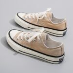 Winning canvas shoes women's solid color basic commuting Japanese all-match casual shoes women's 1970s re-engraved Harajuku skate shoes women - Image 2