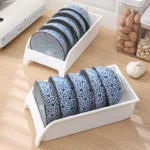 Japan imported kitchen storage rack cabinet dishes pan storage rack multi-functional drain rack storage artifact - Image 4