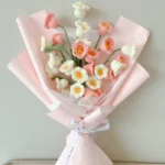 Diy hand woven lily of the valley