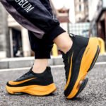 Cross-border plus size marathon sports running shoes men's mesh breathable fashion low-top air cushion shoes - Image 3