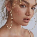 European and American cross-border new hot selling pearl earrings simple fashion large circle creative pearl earrings earrings