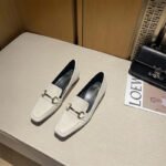 One-leg loafers women's soft-soled work flat shoes not tired feet small leather shoes women's spring and winter commuting women's shoes - Image 7