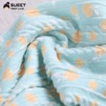 Niansheng jewelry new children's hair accessories European and American wide-brimmed elastic nylon embossed bow baby print headband - Image 4