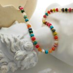 Bohemian contrast necklace - Image 3