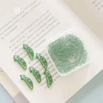 Kamichi Stationery Pea and Carrot Special-shaped Boxed Paperclip Geometric Shape Multifunction Korean Bookmark Cute Paper Clip Small Small Fresh Creative Metal Pin 24 Pieces - Image 4