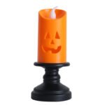 Halloween decoration candlestick pumpkin lamp new wind lamp LED electronic candle lamp creative decoration small night lamp oil lamp - Image 5