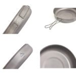 Camping pure titanium pan - Image 3