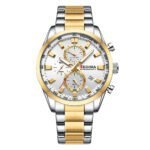 The new men's three-eyed six-hand over-function sports watch luminous waterproof cross-border hot-selling calendar business watch - Image 5