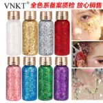 Glittering Liquid, Big Sequin, Pop Sparkle, Stage Makeup, Hair, Face, Glue-Free Gel, Glitter, Eyeshadow Makeup