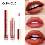 Makeup O.TWO.O non-stick cup matte lip gloss matte lip glaze non-fading liquid lipstick makeup hot style 12 colors - Image 2