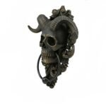 Cross-border Independence Station Resin Ornament Punk Satan Skull Sheep Head Wall Decoration Pendant Handicraft European and American Manufacturers - Image 4