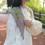 Diy embroidery cashmere scarf material bag - Image 2
