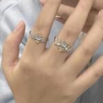 2022 New Angel and Demon Moonstone Couple Ring Fashion Opening Adjustable Gifts for Boys and Girls - Image 5