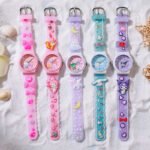 Cute cartoon kids watch elementary school watch high value quartz watch boy girl watch