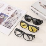 Sunglasses, night vision goggles, men's outdoor cycling glasses, accessories, myopia set of glasses, windproof sand, eye protection, special driver