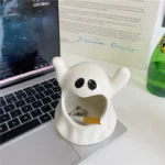 Creative ghost ceramic ashtray - Image 2